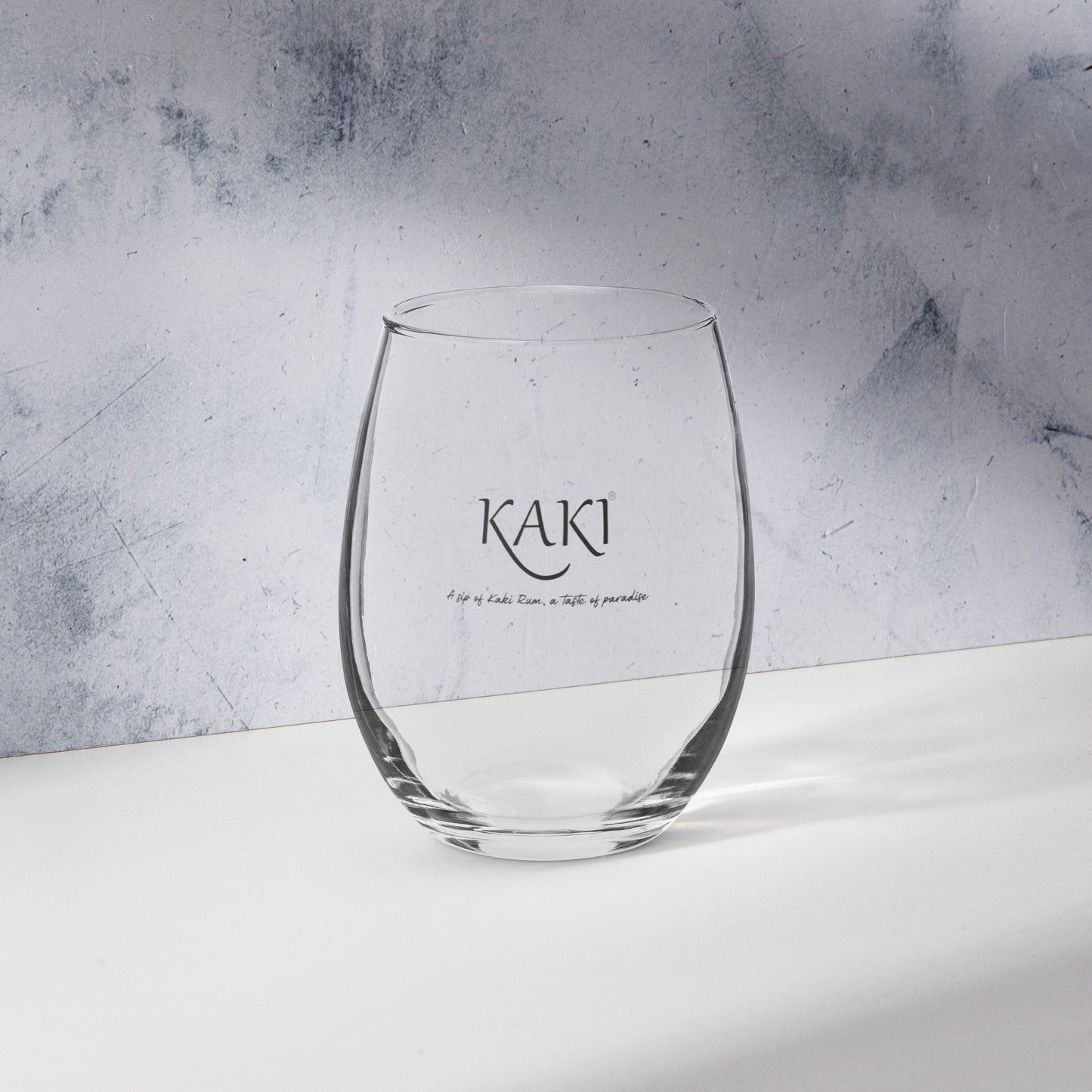 Kaki cocktail glass